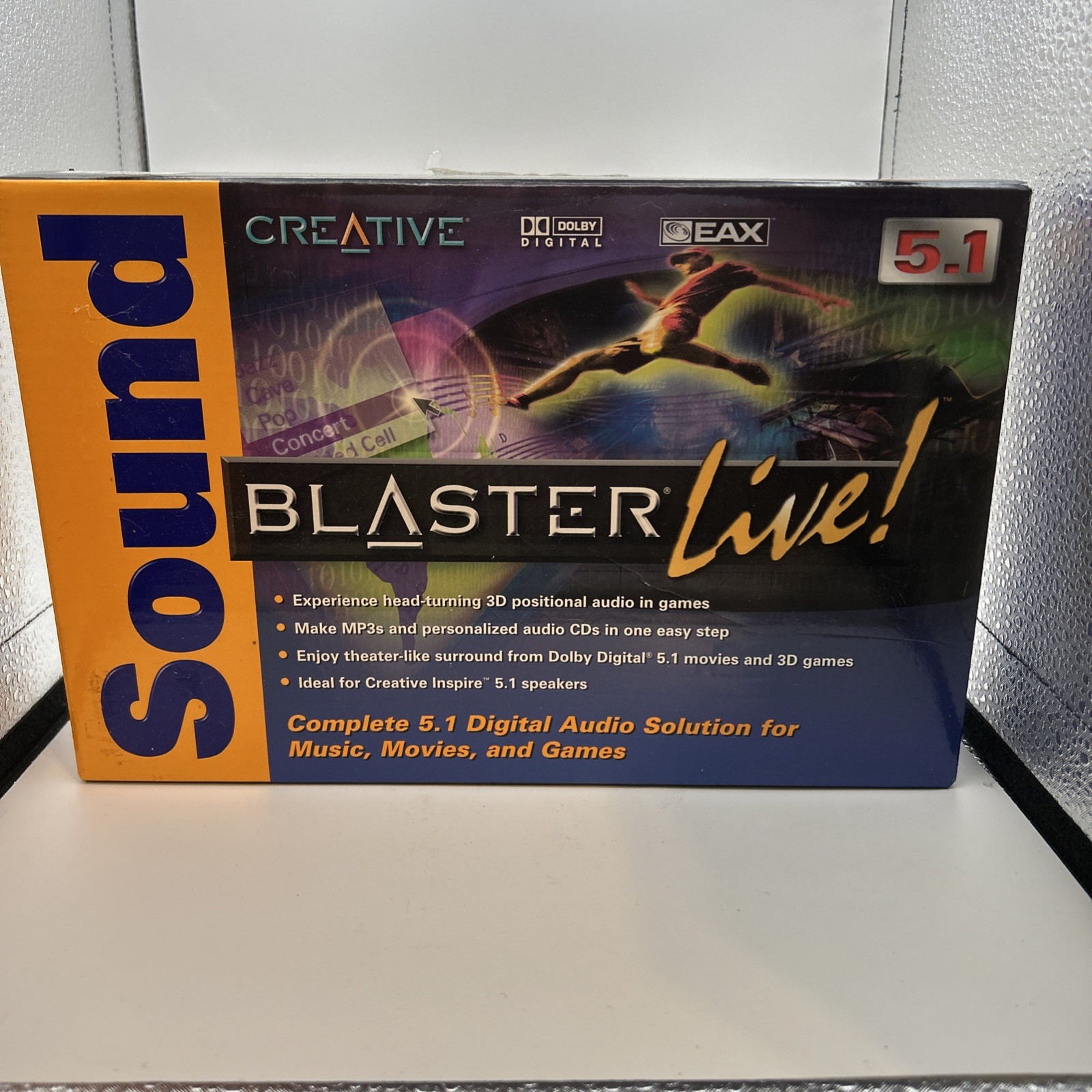 Creative Labs Sound Blaster Live 5.1 Model SB0060US PCI Sound Audio Card In Box