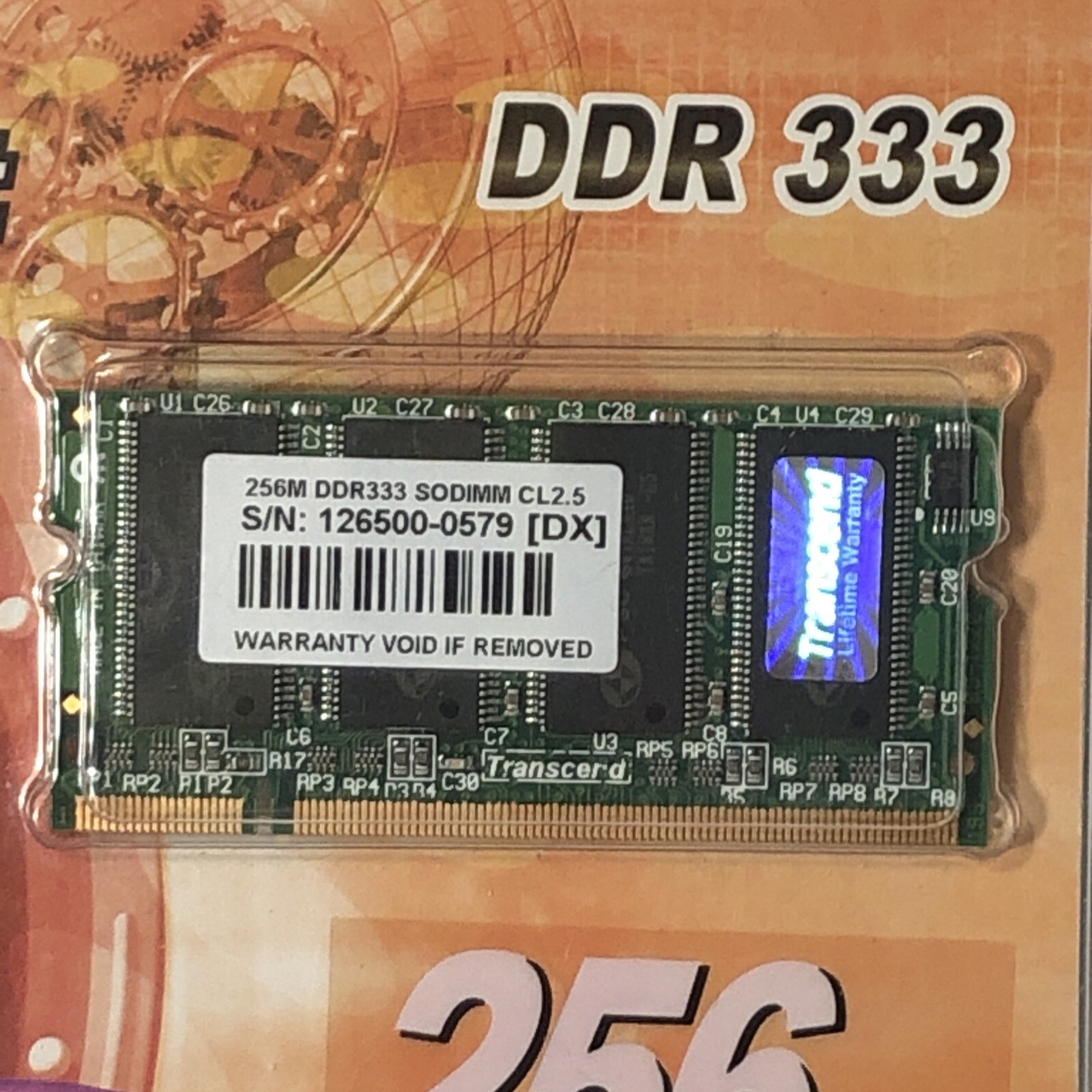 Transcend - The Memory Specialist - "DDR 333" - 256MB - SODIMM - CL 2.5 - PC2700