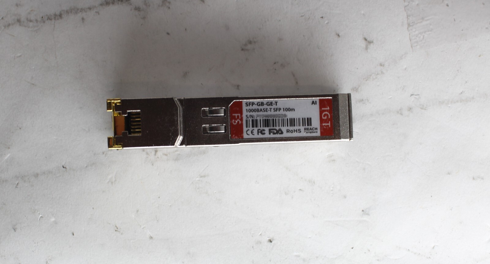 FS SFP-GB-GE-T 1000BASE-T SFP 100m 1GT Optical Transceiver