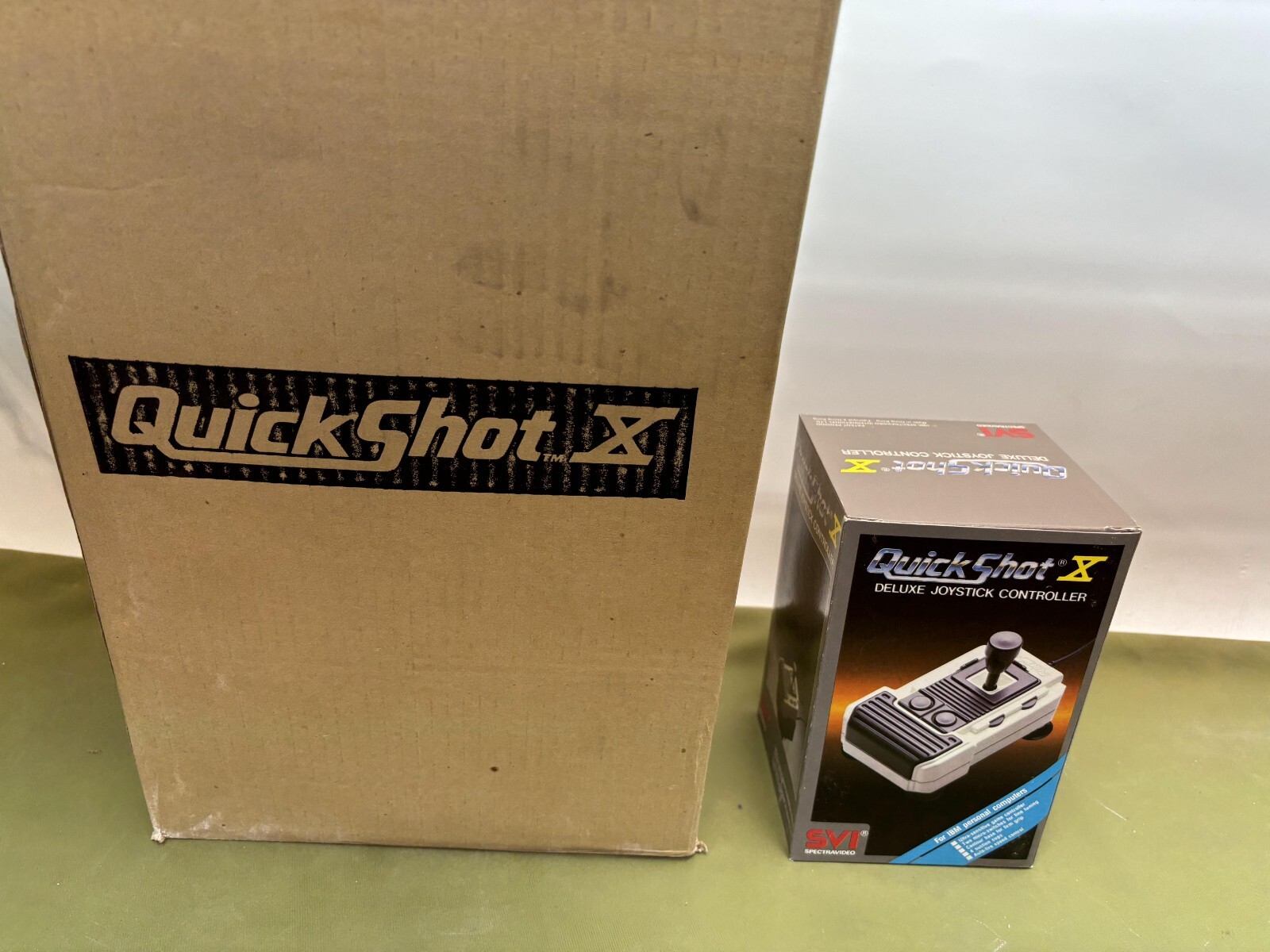 PC SVI Quick Shot X Vintage Deluxe Joystick Controller For IBM computer Lot 8