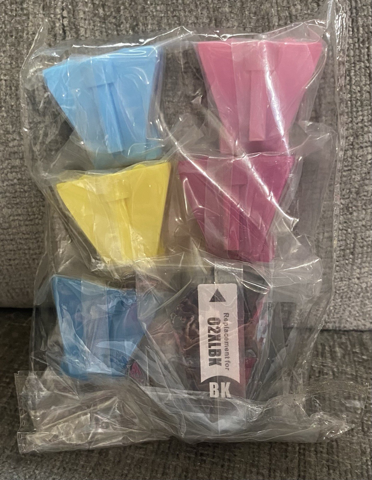 6 Colors Ink Cartridge 02XL Replacement For HP 02 ,new/sealed