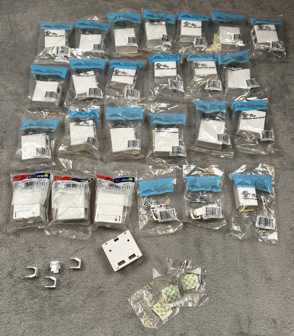 ATP Allen Tel Products/Leviton Bundle Lot 19XAT33D-15 3 Leviton 40SB 2 AT31-15 +