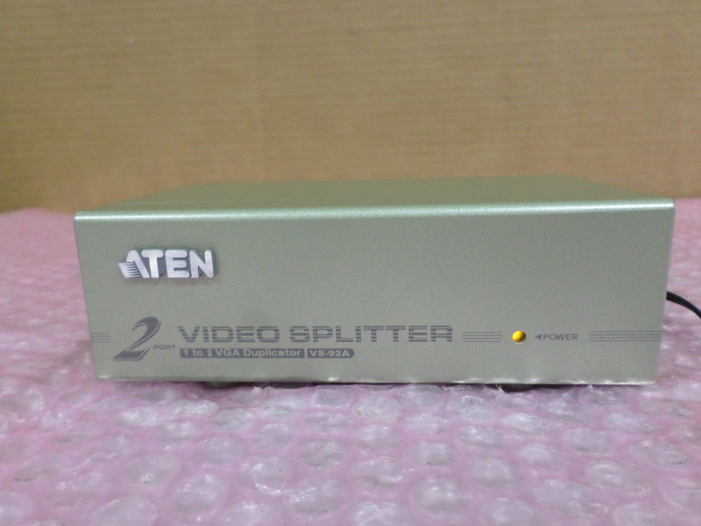 Genuine ATEN 2-Port VGA Video Splitter VS-92A 