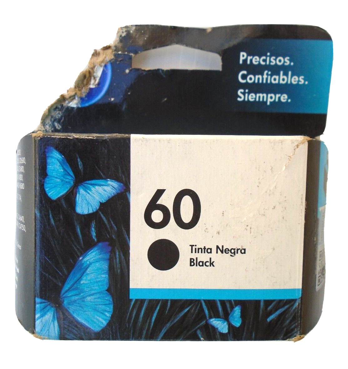 Genuine HP 60 (CC640WL) Black Ink Cartridge Exp. 08/ 2023 Unopened