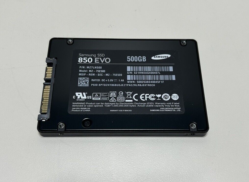 Samsung 850 EVO 500GB MZ-75E500 2.5