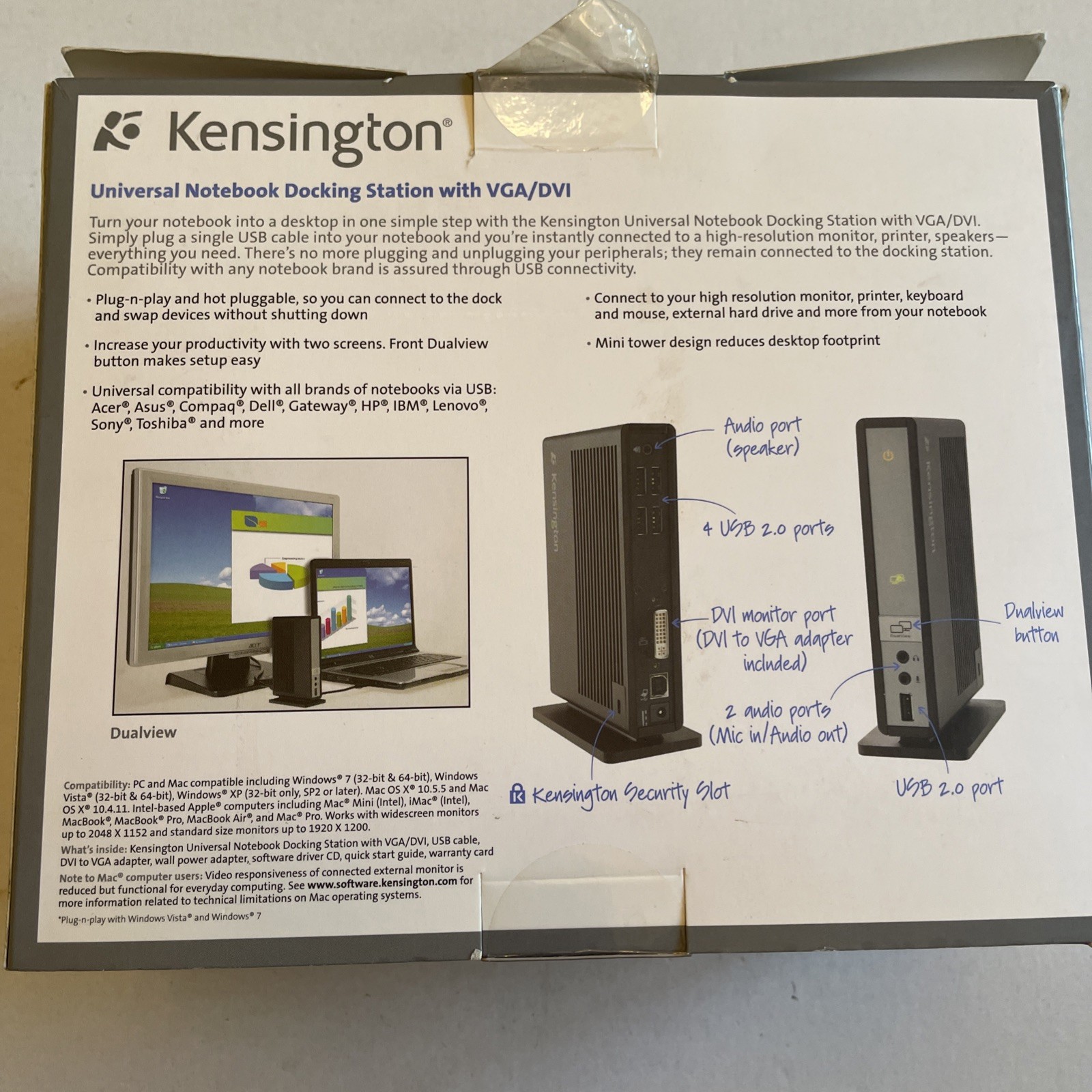 Kensington Universal Docking Station with Video K33930US sd300v