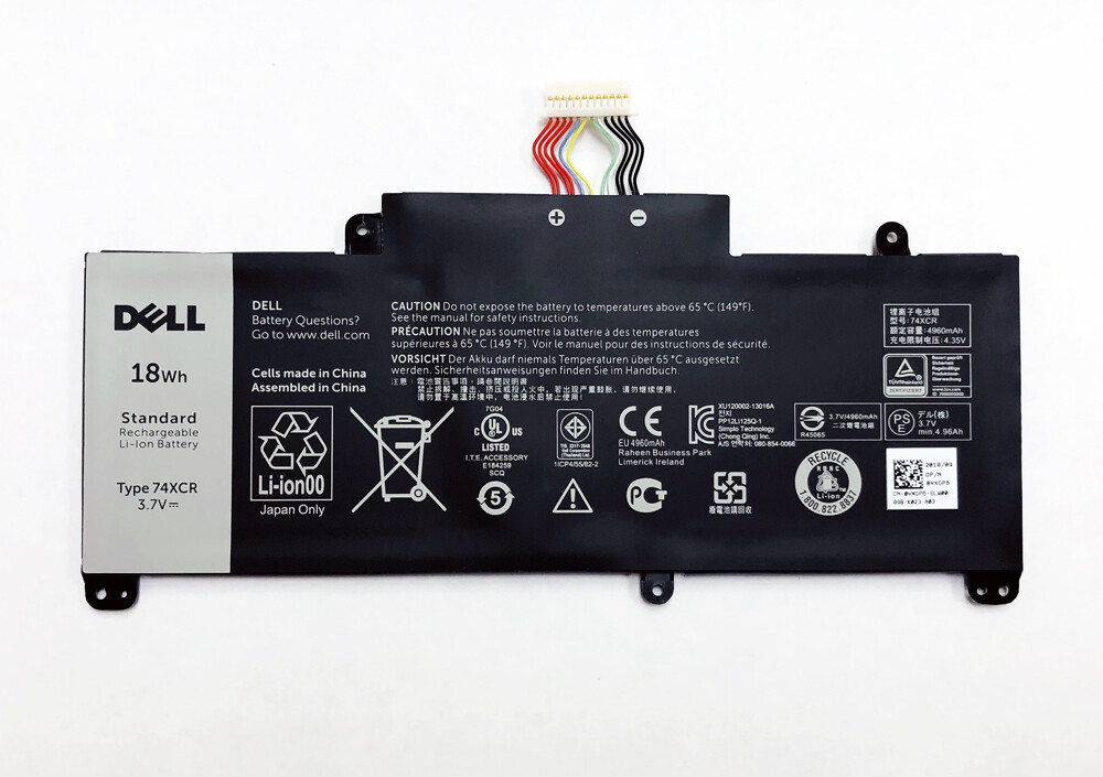 GENUINE 74XCR BATTERY FOR DELL VENUE 8 PRO 5830 TABLET 18WHR VXGP6 (OPEN BOX)