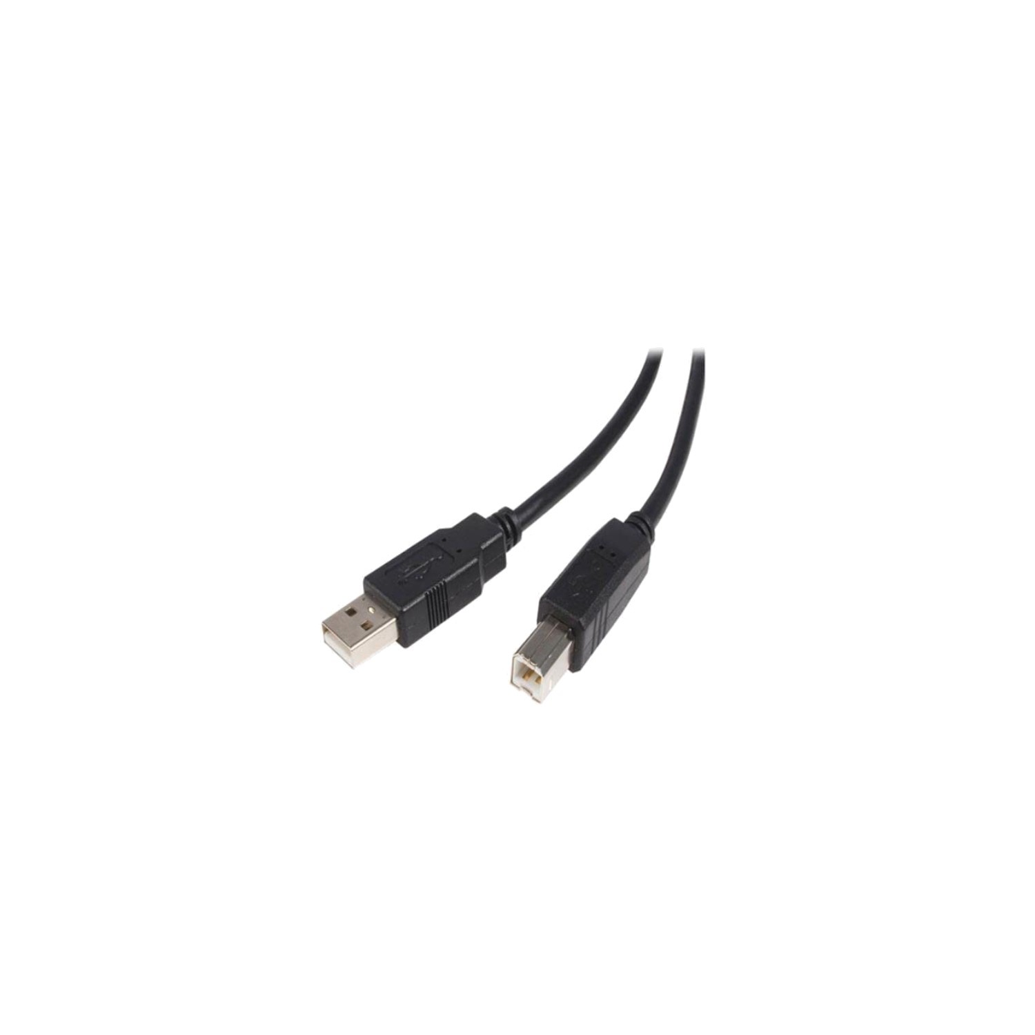 10 ft USB 2.0 A to B Cable Printer Scanner External Hard Drive Black