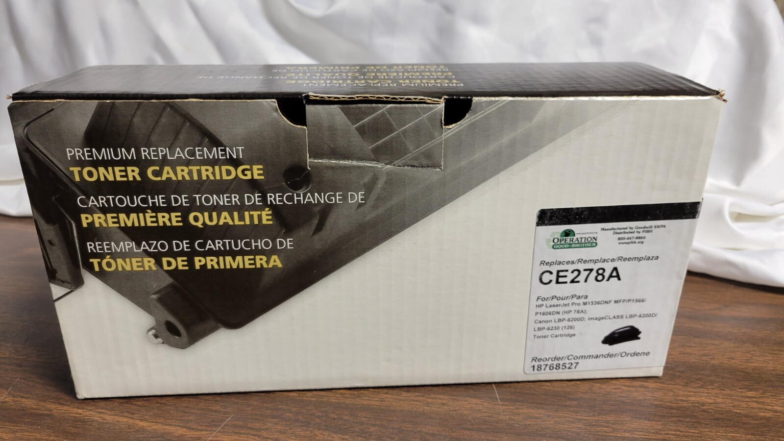 5-Pk/Pack CE278A 78A Toner for HP LaserJet Pro M1536DNF MFP P1560 P1566 P1606DN