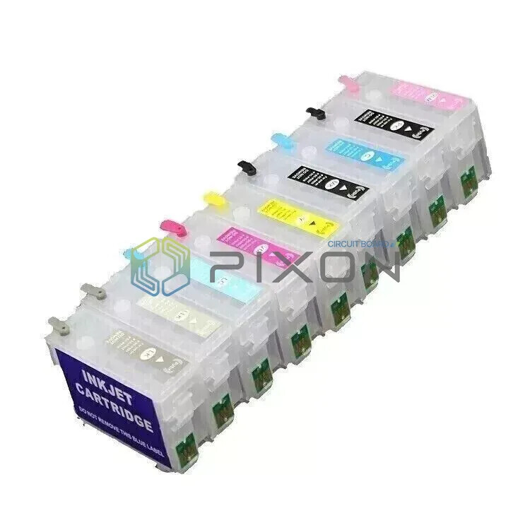 1set empty Refillable ink cartridges for surecolor P600 ARC chip T7601-T7609