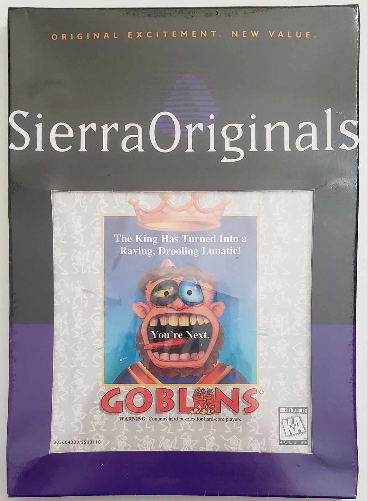 NEW Vintage Gobliins PC Game CD Rom Sierra Originals 1995 Goblins