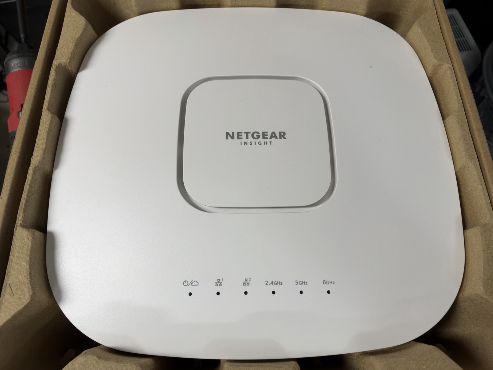 NETGEAR WAX630E AXE7800 WiFi 6E Tri-Band Access Point | WAX630E-100NAS | Used