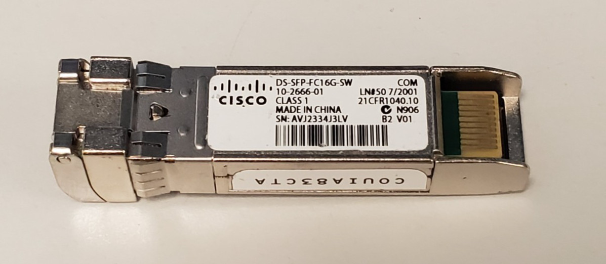 Lot of 7 Cisco DS-SFP-FC16G-SW 10-2666-01 Transceiver Module