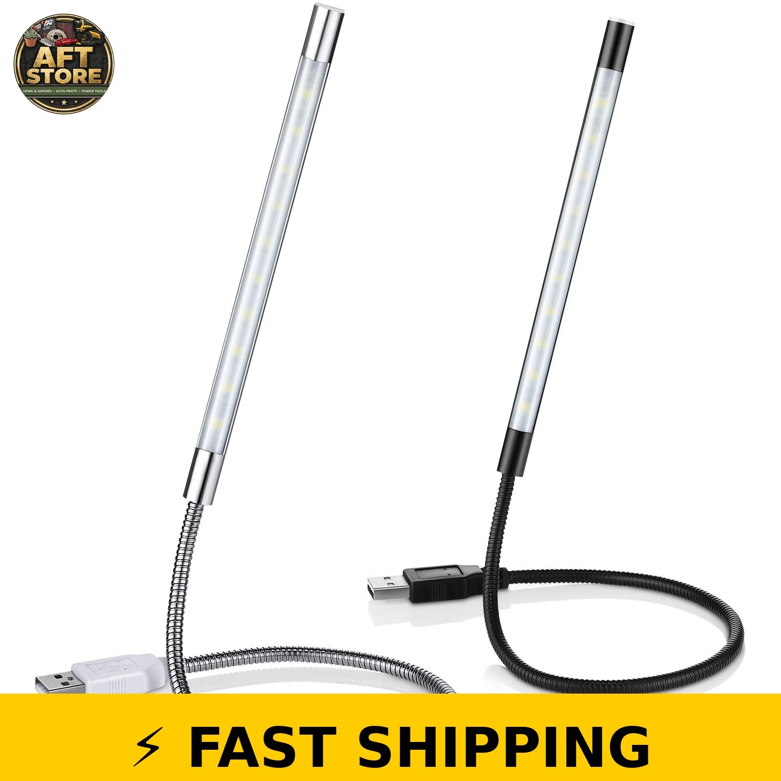 Mudder USB Keyboard Lamp 2 Pack with Touch Switch & Gooseneck