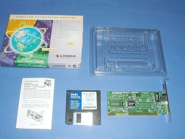 KNE-20T ISA 10BaseT RJ45 16 Bit ISA Ethernet Card
