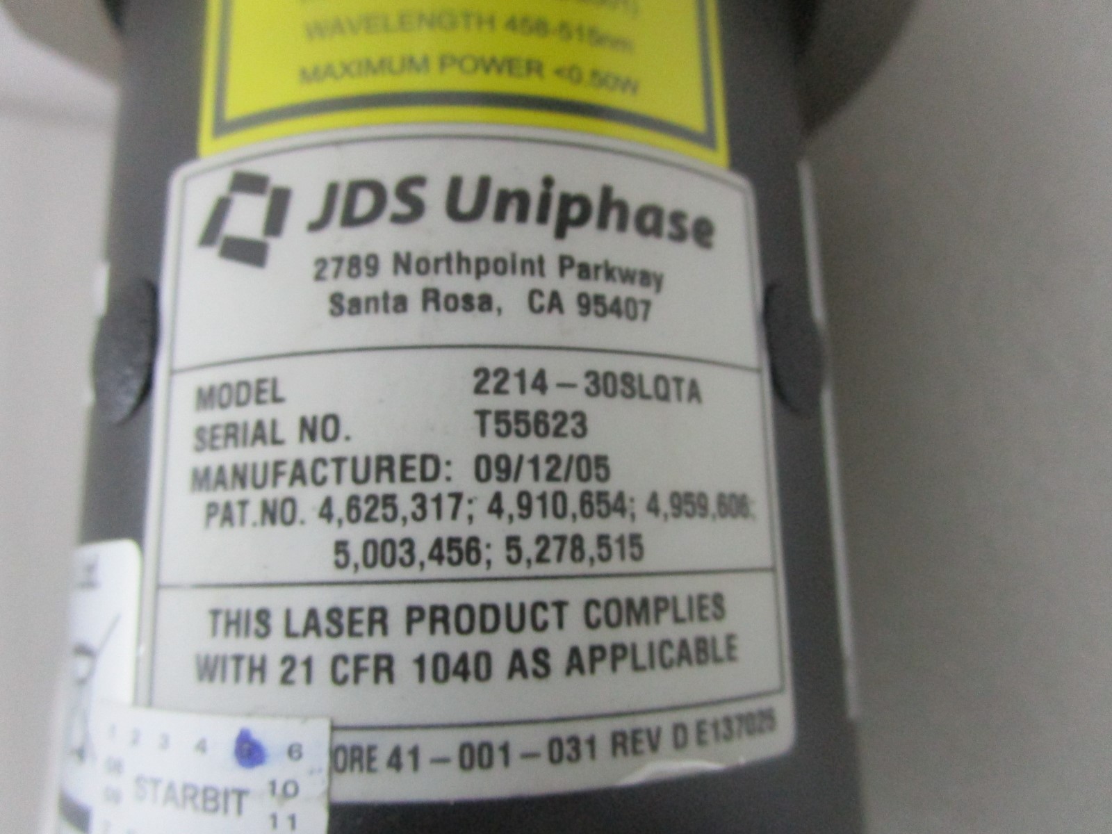 JDS Uniphase   2214-30SLQTA