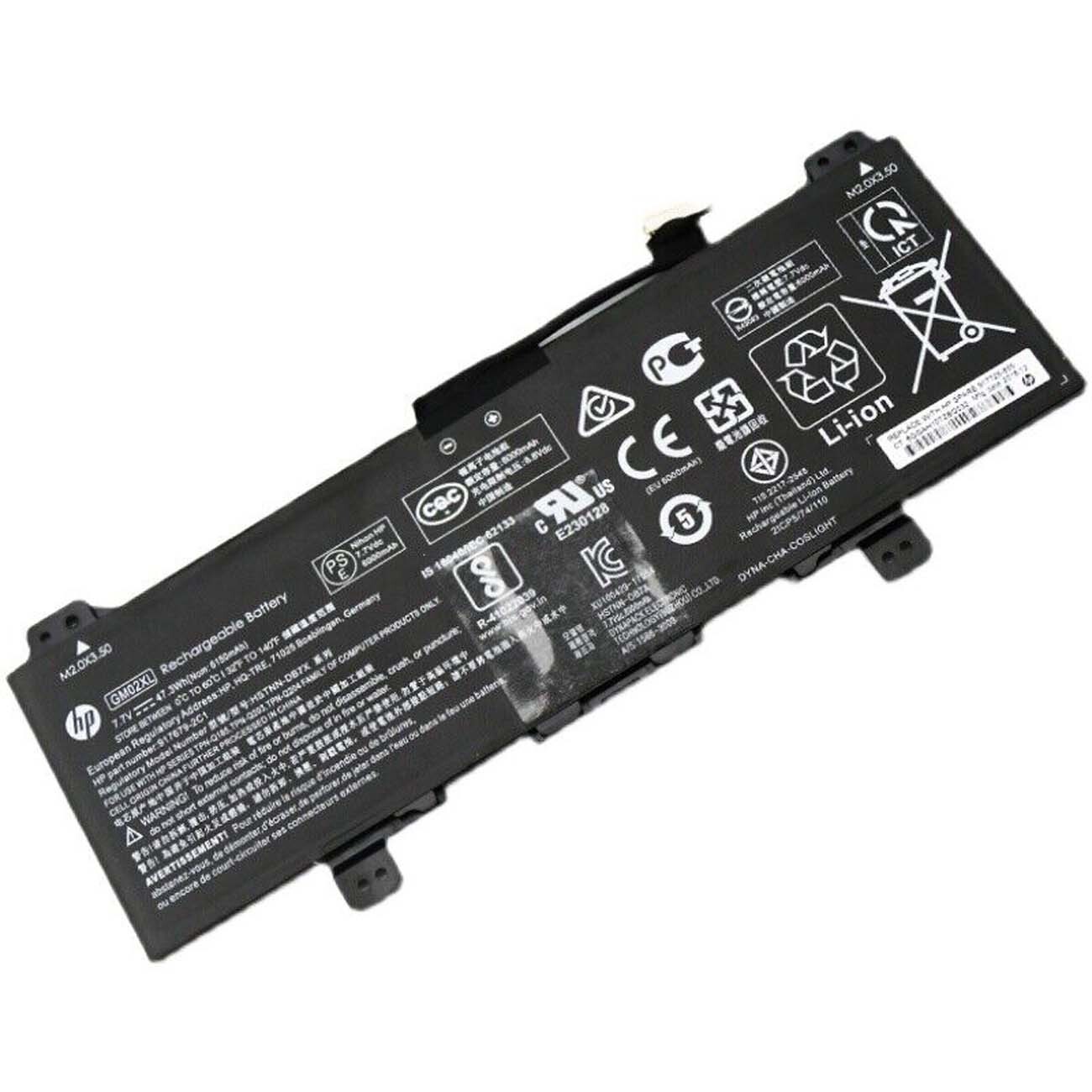 2026 Genuine Battery GM02XL HSTNN-UB7M For HP Chromebook 14 G5 X360 11-AE Series