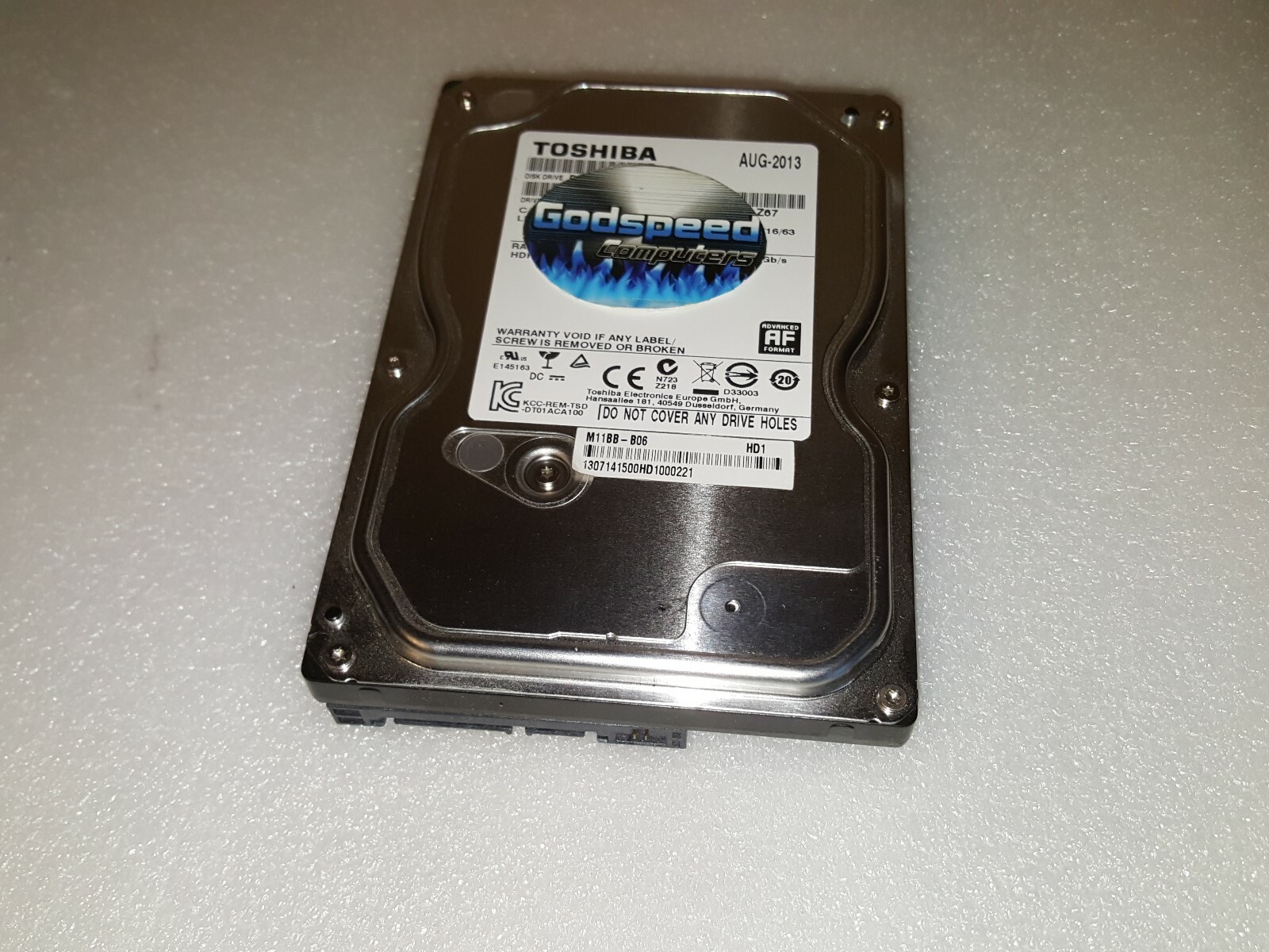 HP Pavilion p6754y - 1TB  Hard Drive - Windows 7 Home Premium 64 Bit Installed