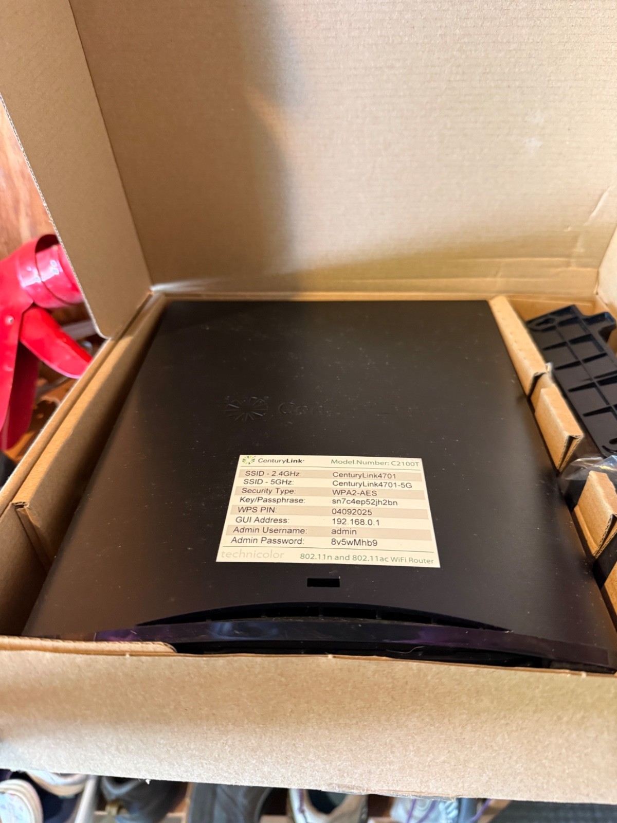 Centurylink C2100T 1000 Mbps 4 Port Modem Router