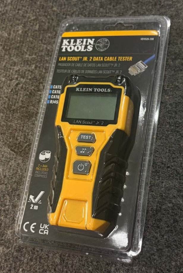 Klein Tools LAN Scout Jr. 2 Data Cable Tester VDV526-200