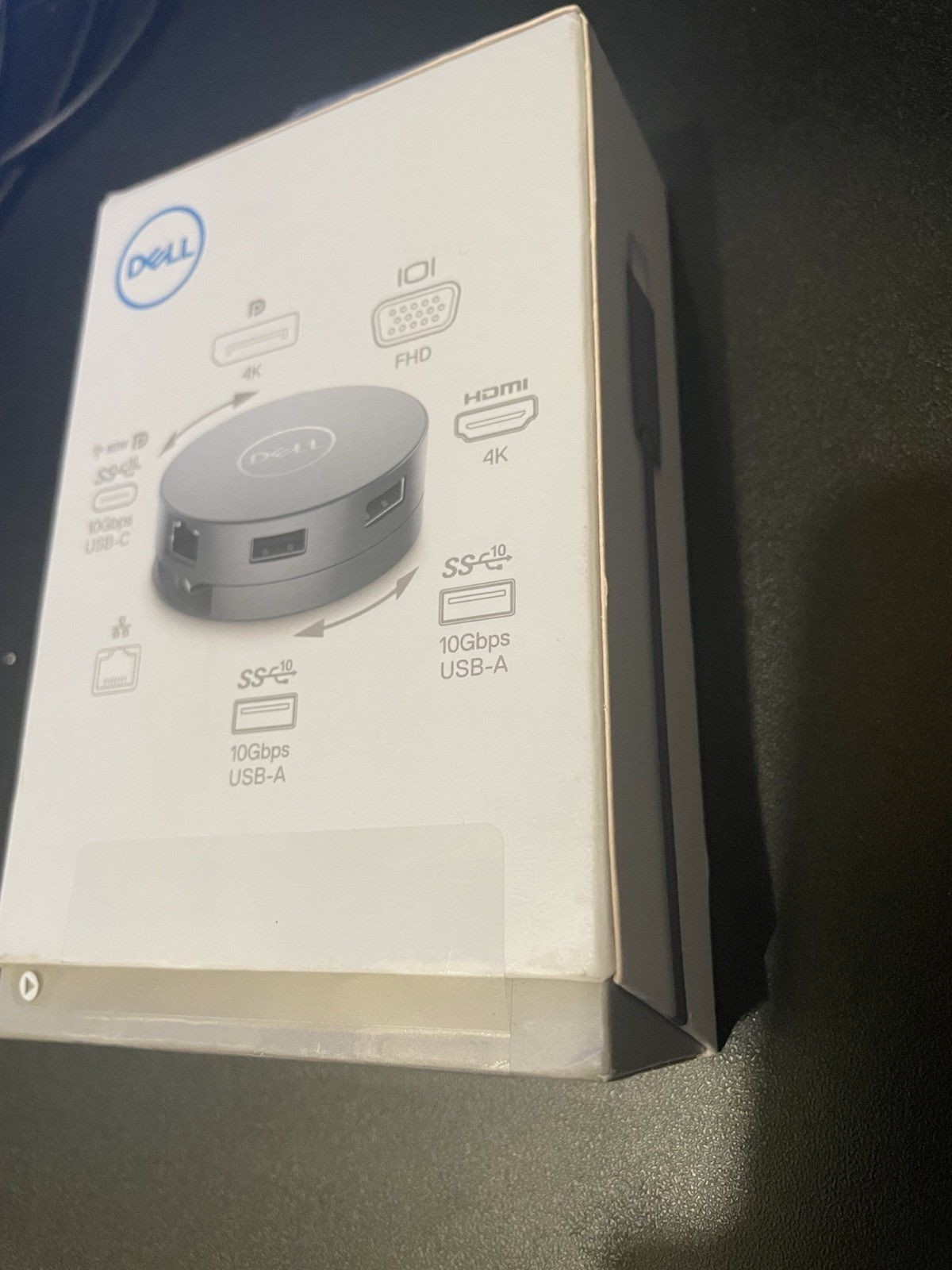 Dell Da310 Mini Docking Station Multiport Adapter Portable USB-C 7-In-1 NEW OPEN
