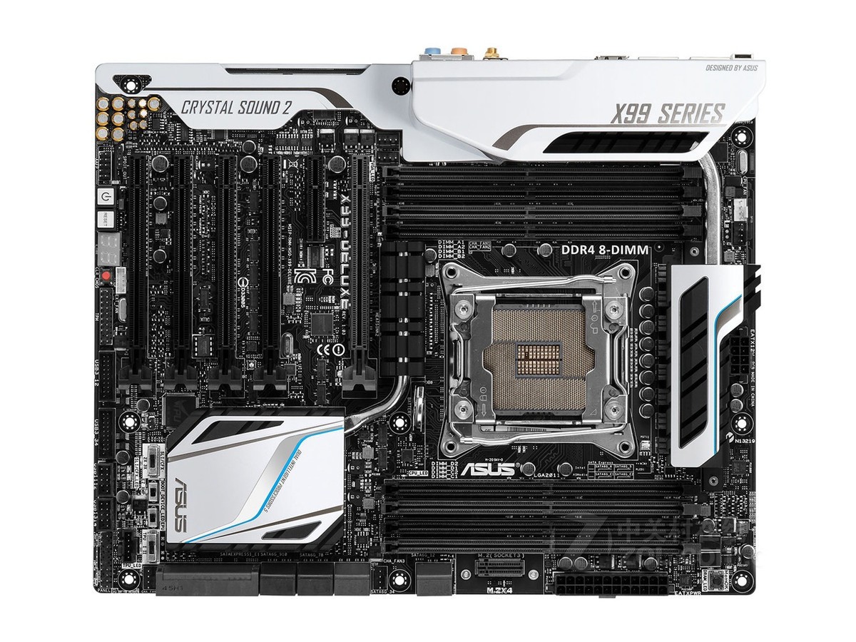 For ASUS X99-DELUXE motherboard X99 LGA2011-3 8*DDR4 64G ATX Tested ok