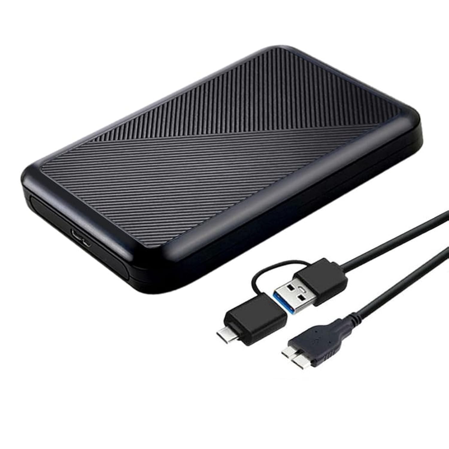 Tianken Ultra Slim Portable External Hard Drive USB 3.0 HDD 250GB, Black 