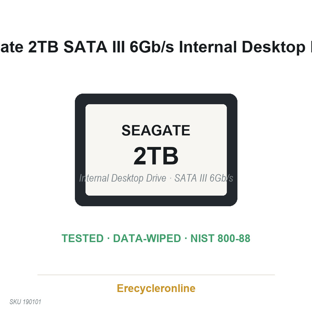 Seagate Barracuda 7200.14 2TB 3.5" SATA III 6Gb/s HDD ST2000DM001-1CH164