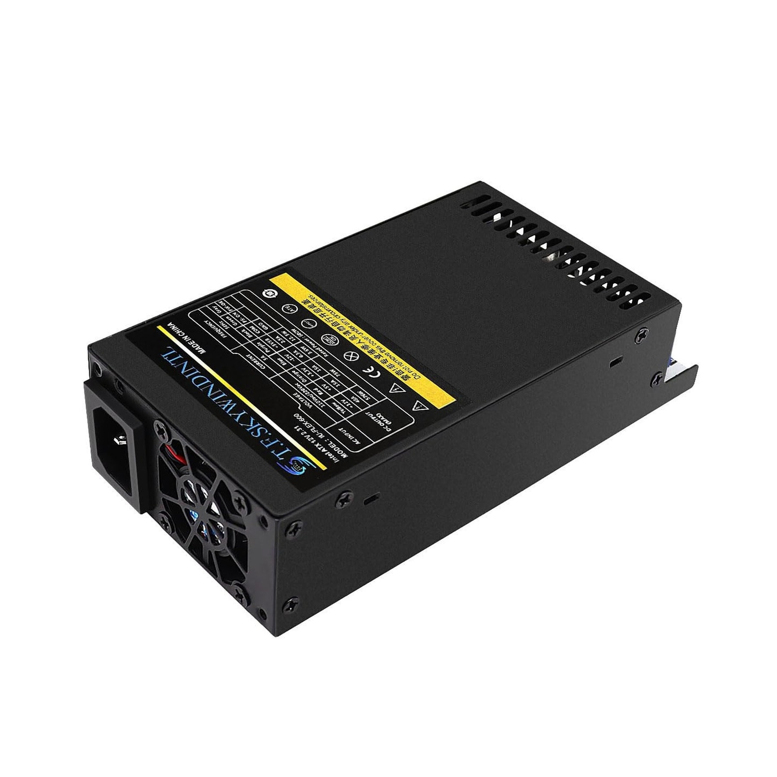 T.F.SKYWINDINTL Flex ATX Power Supply 600W 1U Fully Modular PSU 100-240V AC w...