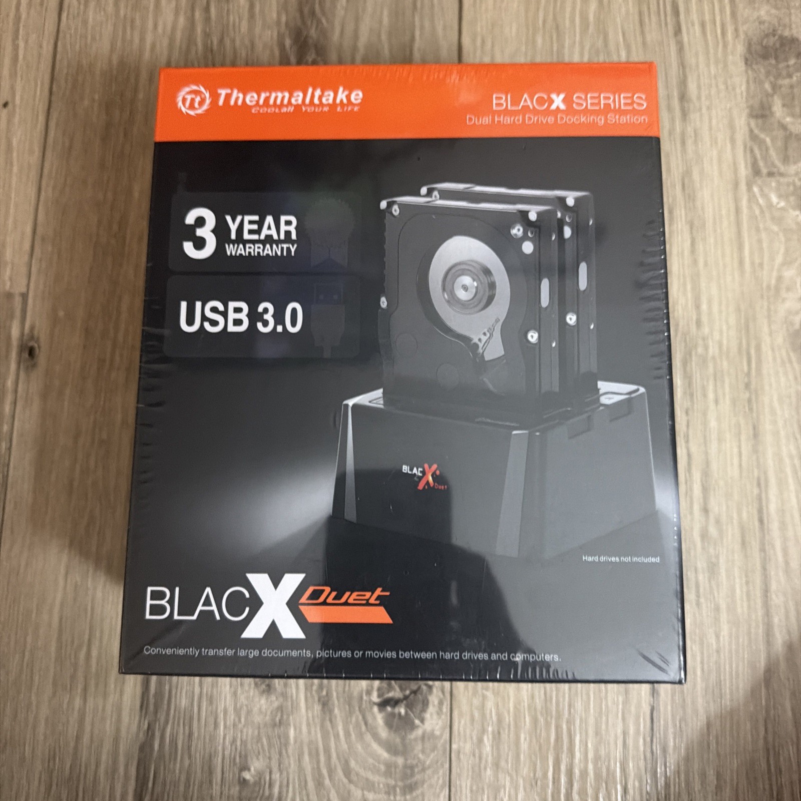 Thermaltake BlacX Duet Dual 2.5/3.5inch Hard Drive/SSD Dock (ST0014U-C)
