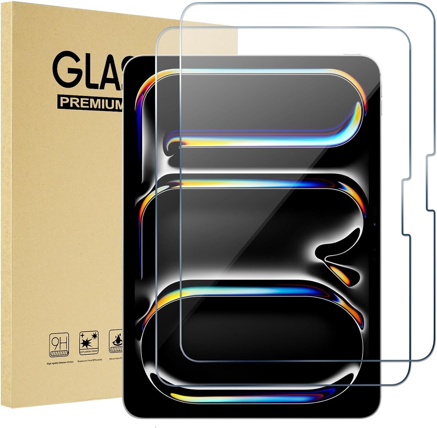 2 PCS For Apple iPad Pro 11-inch (M5 / M4) Tempered Glass Screen Protector Saver