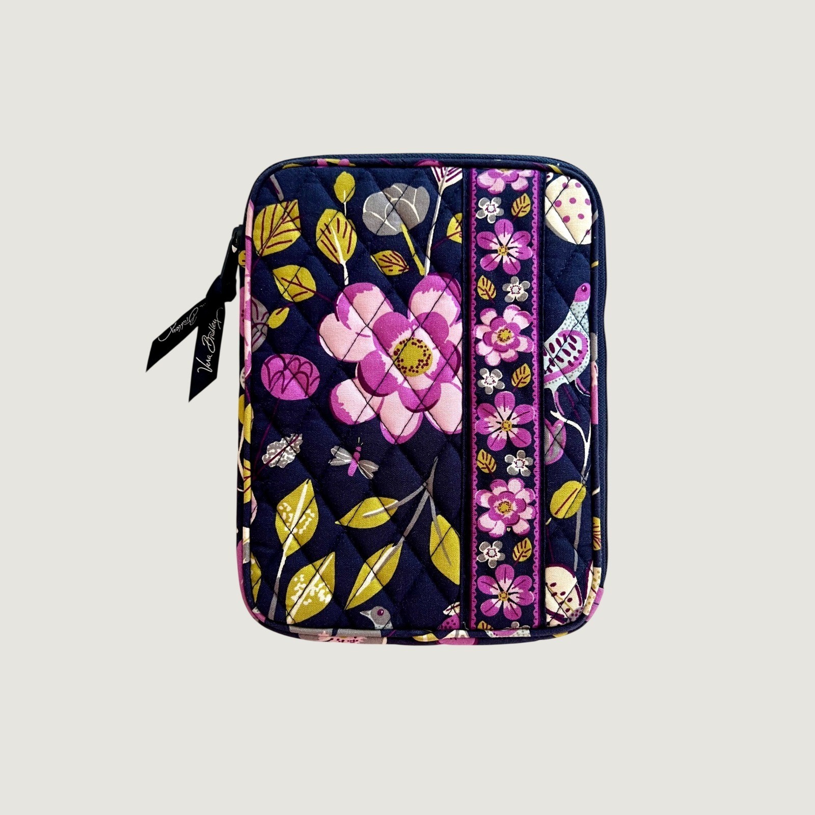 Vera Bradley Floral Nightingale Retired Pattern Quilted E-Reader Tablet Sleeve