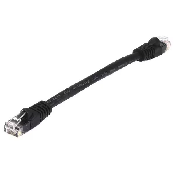 Monoprice Patch Cord,Cat 6,Booted,Black,0.5 ft. 7498 Monoprice 7498 844660074984