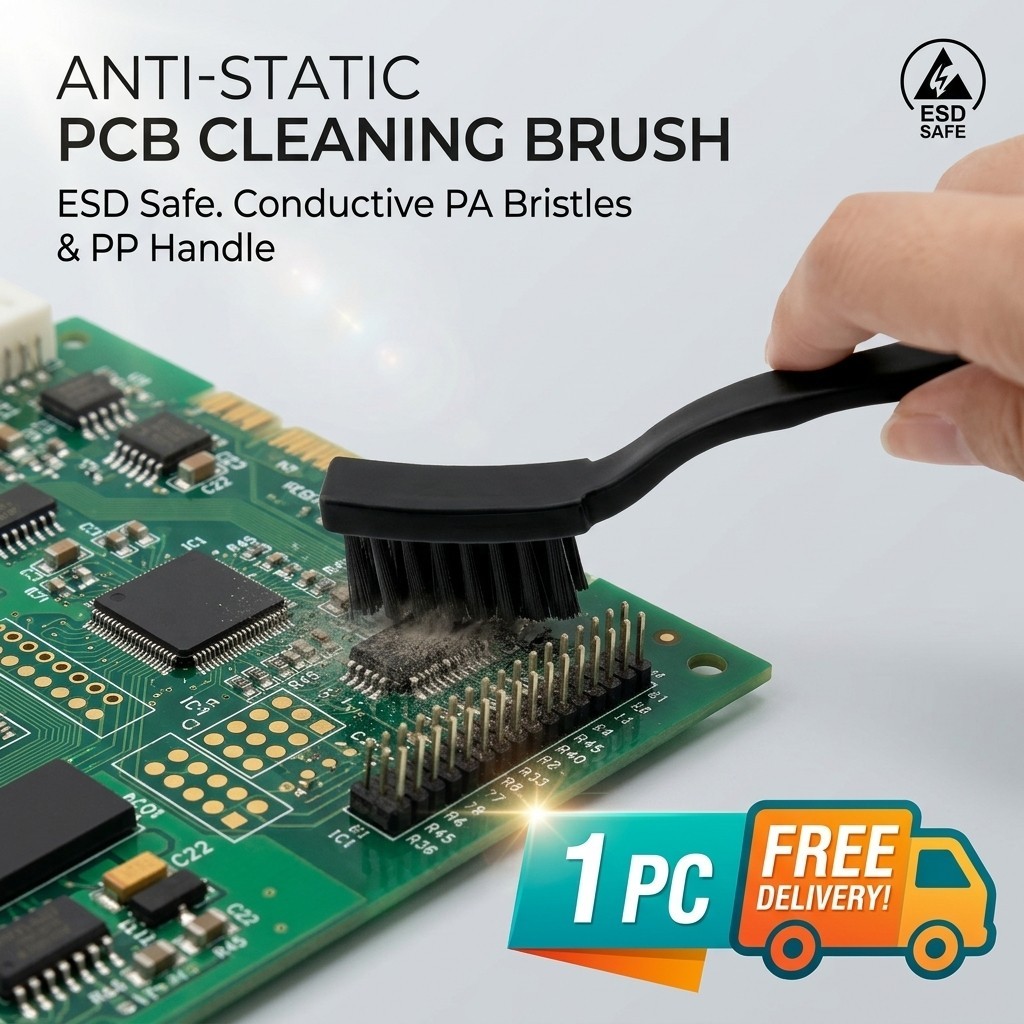 1PC Anti Static PCB Cleaning Brush Scrubbing Board Water Brush Electronics Tool