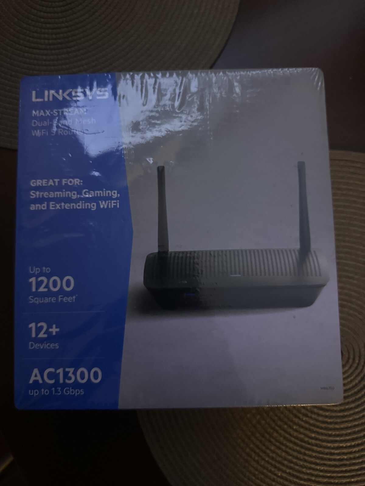 Linksys MR6350 Wireless Wifi 5 AC1300 Dual-Band Mesh Router 