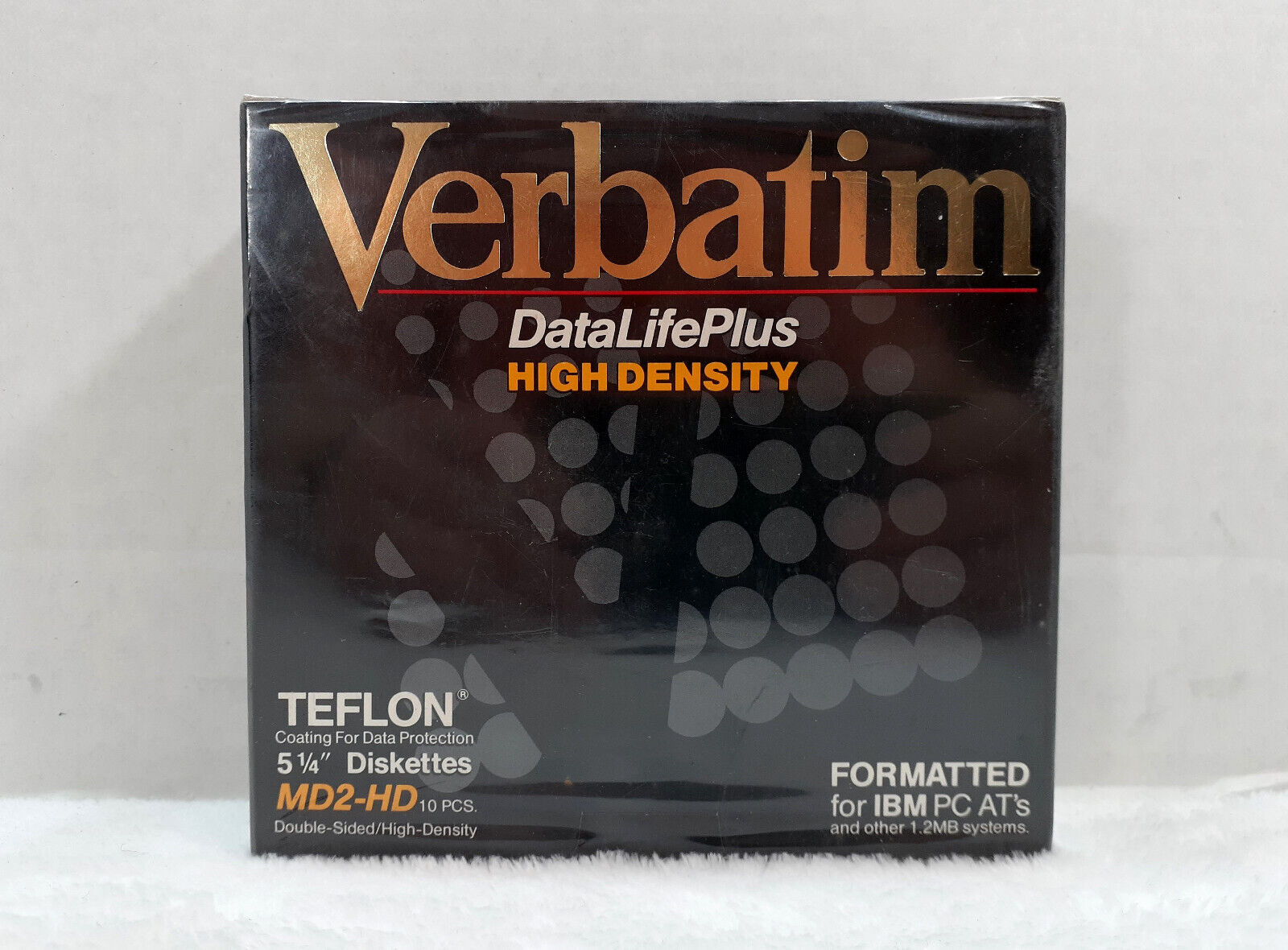 Verbatim DataLifePlus High Density 5 1/4 Diskettes MD2-HD 10 PCS 5.25 New Sealed