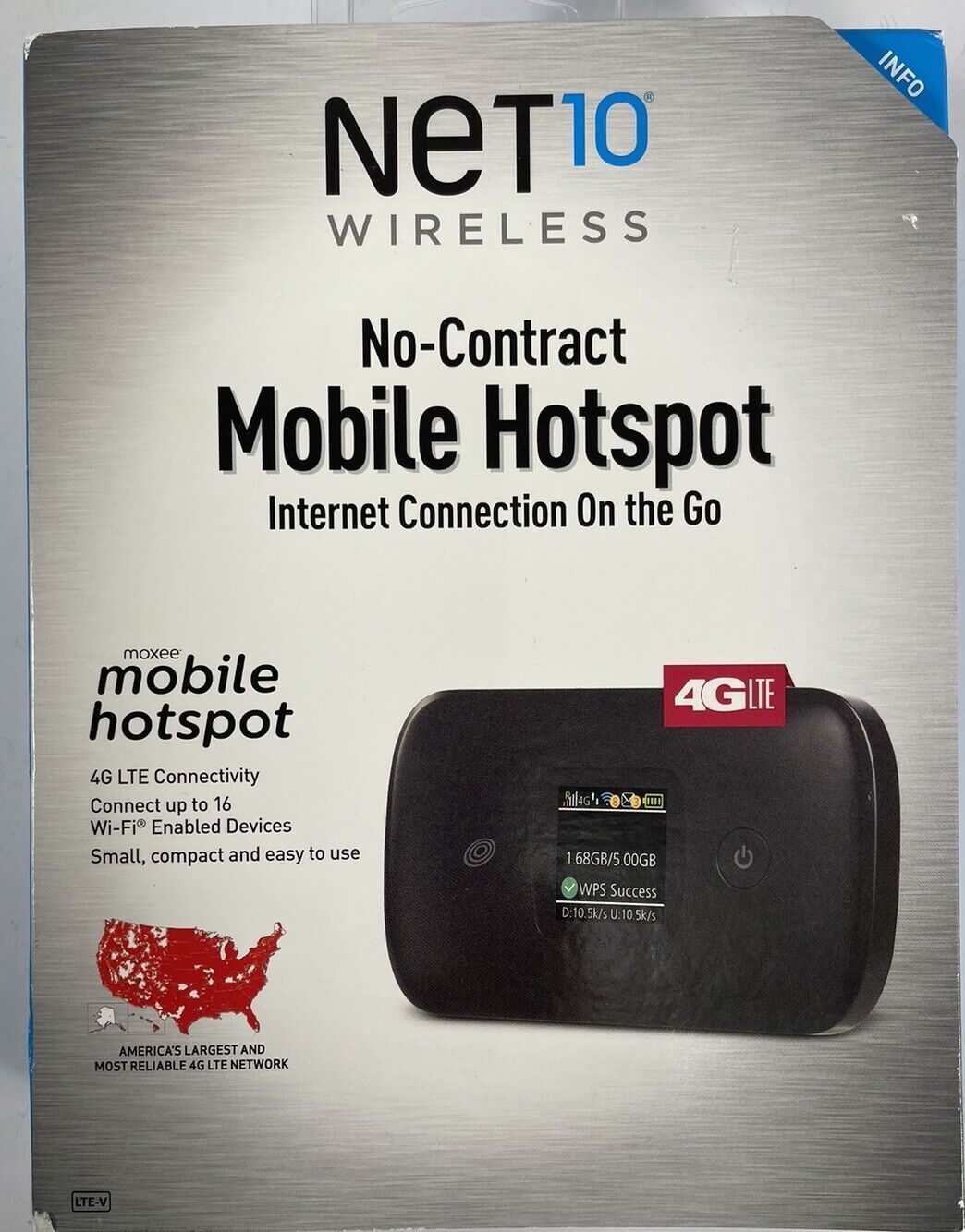 Brand New Sealed Net 10 Wireless No Contract Mobile Hotspot 4G LTE New 