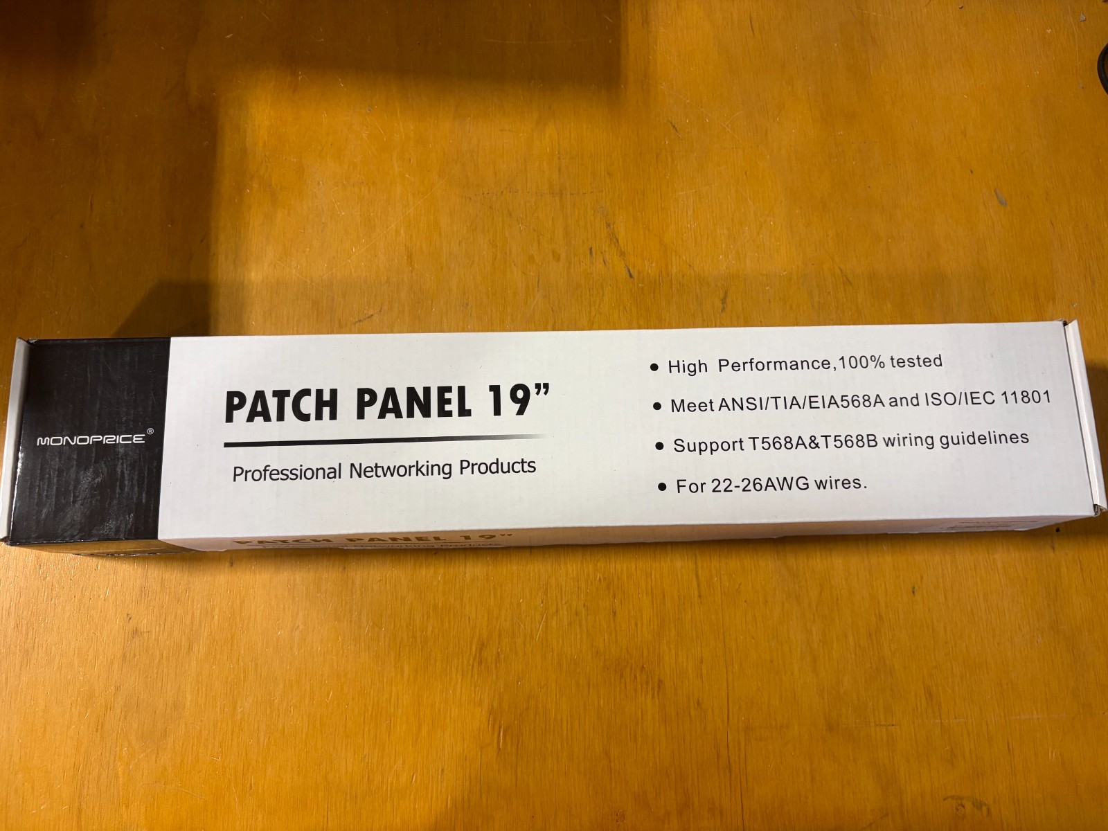 Monoprice	MP-C5U845BH12	Patch Panel 19" 12-Port