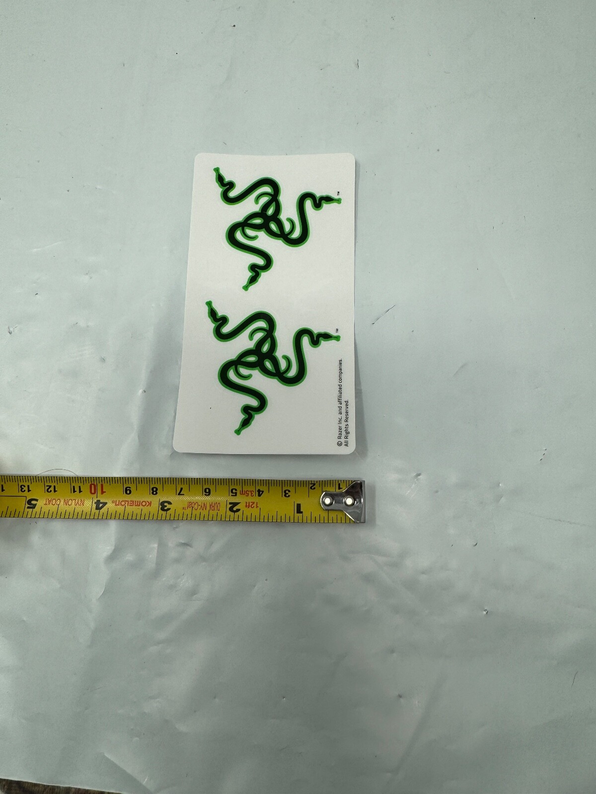 Razer Green & Black Snake Logo Stickers Case Decals Badges