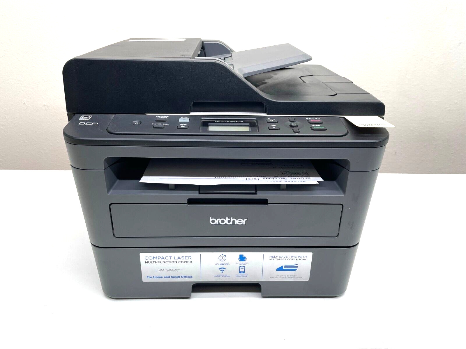 Brother DCP-L2550DW All-In-One Laser Printer W/ TONER - TOTAL PAGE COUNTS:40