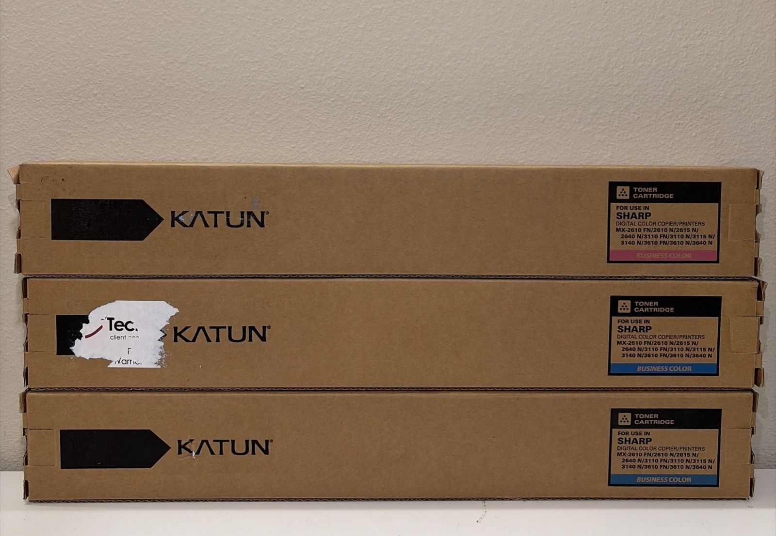 Lot 3 KATUN C/Y/M Toner Replacement for SHARP MX-2610/2640/3110/3140/3610