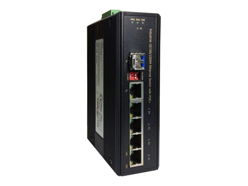 LevelOne IGP-0501 Industrial 5-Port Gigabit Switch Hub / Switch
