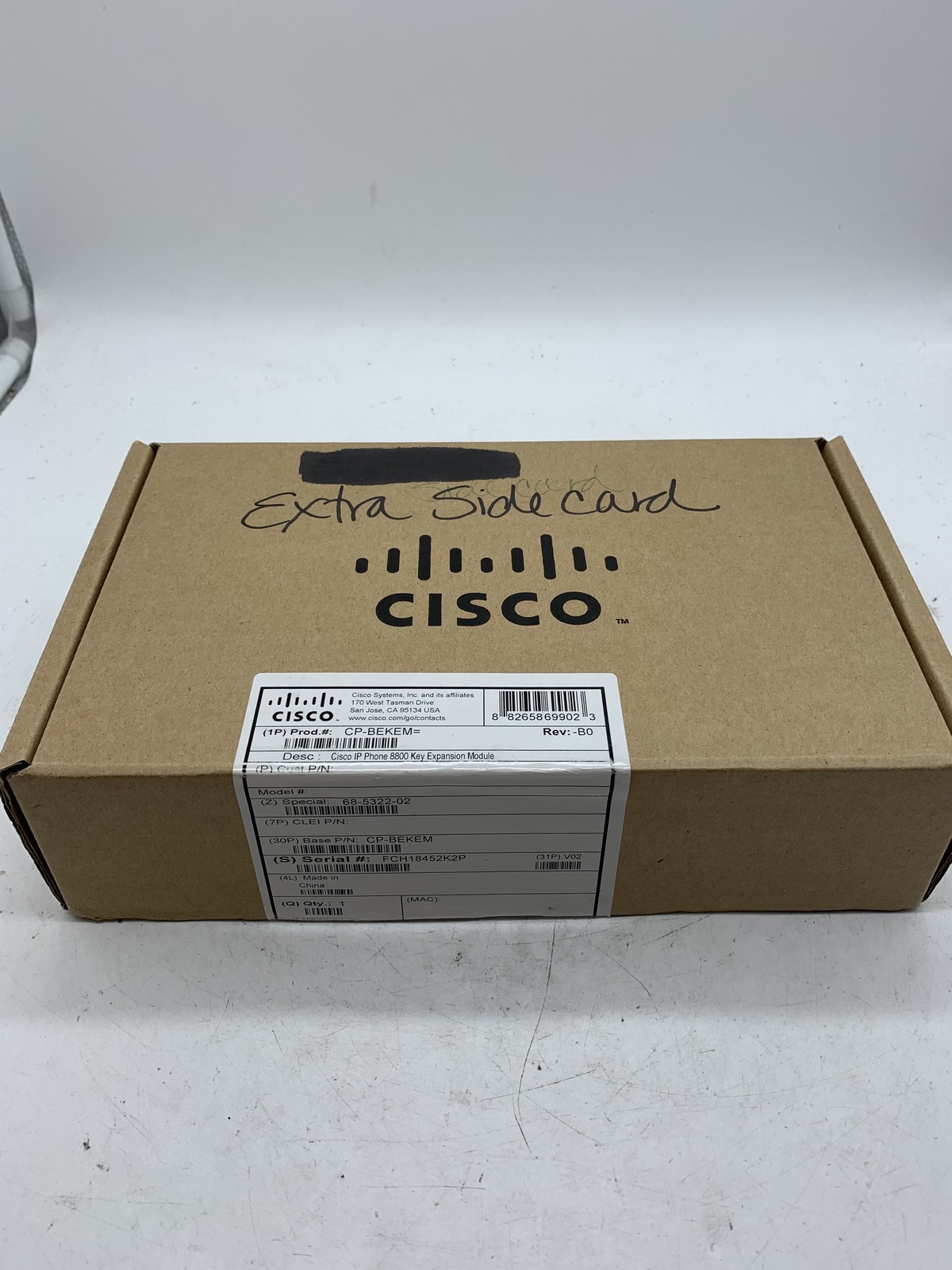 NEW SEALED Cisco CP-BEKEM IP Phone 8800 Key Expansion Module ~ 
