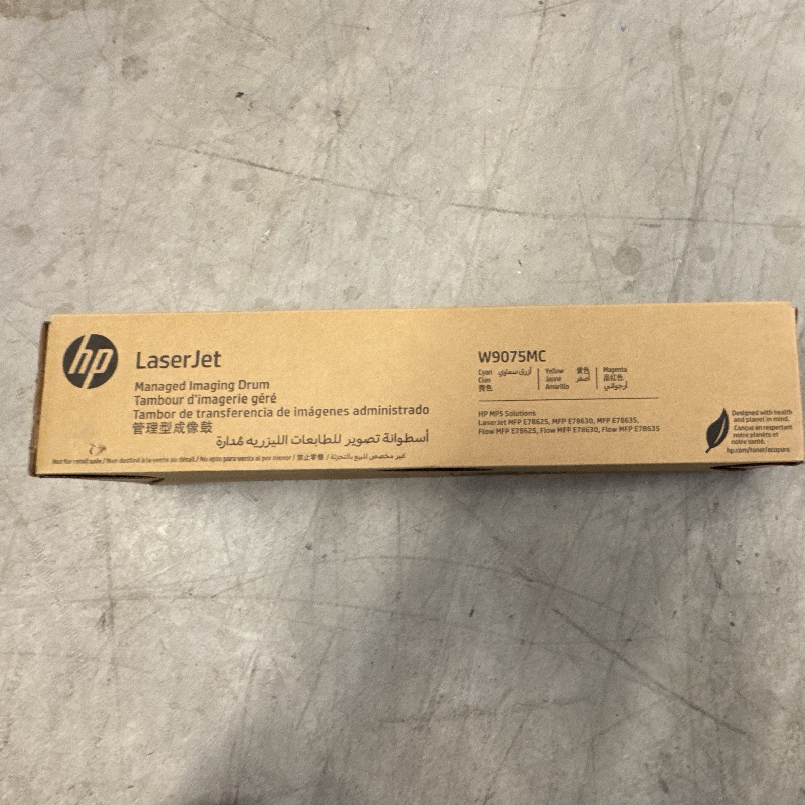 HP Managed Imaging Drum W9075MC for LaserJet MFP E78625 E78630 E78635