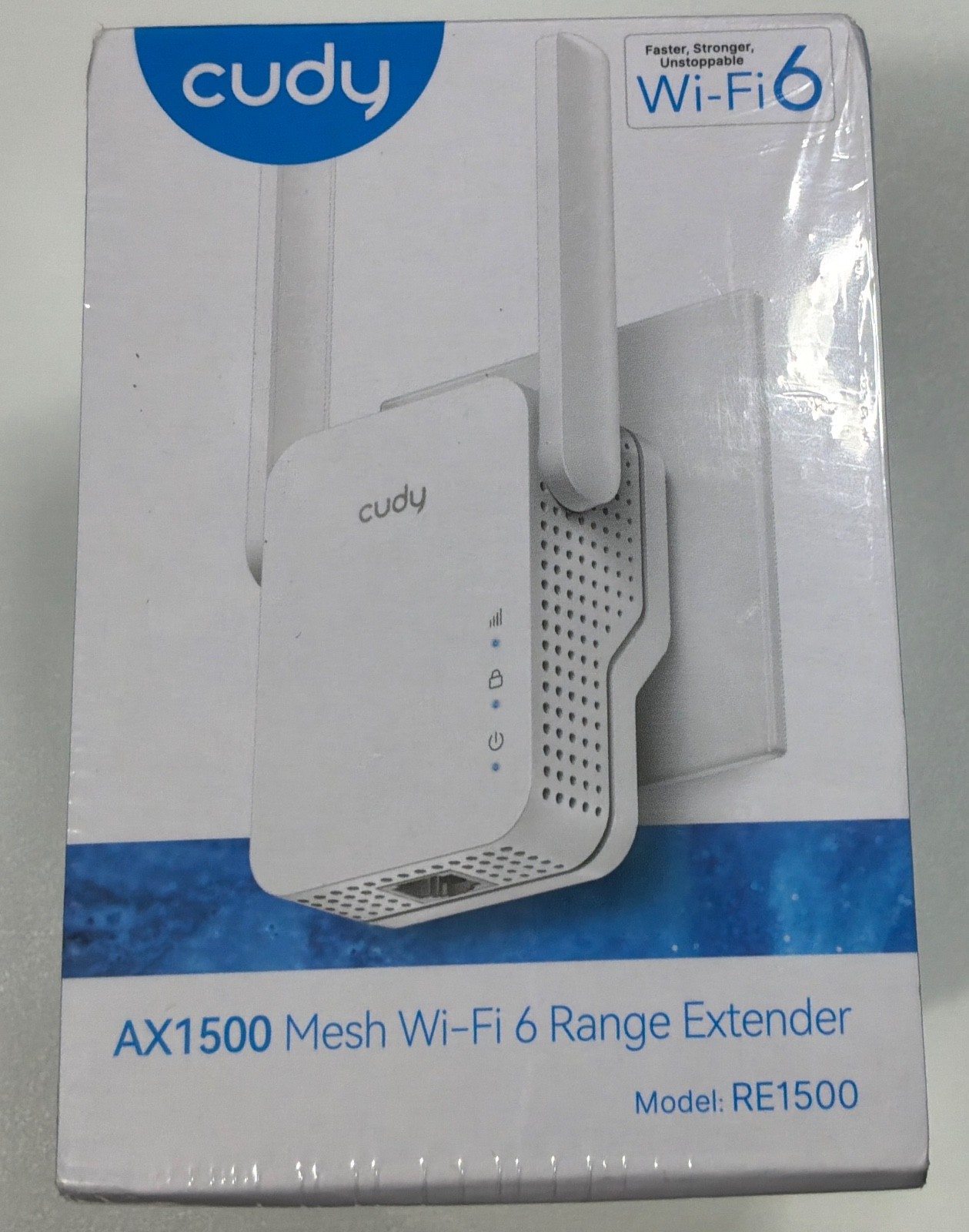 Cudy AX1500 Wi-Fi 6 Range Extender, Wall Plug, WPS, Mesh, RE1500
