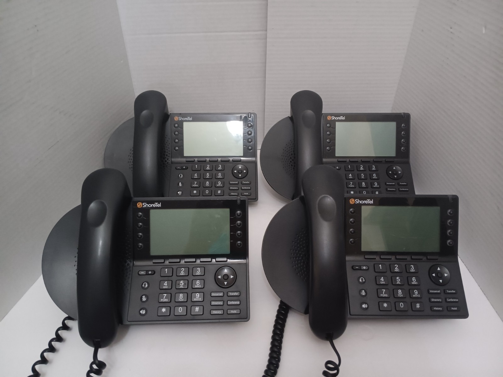 ShoreTel IP480 8-Line VoIP System Business Phone Lot of 4