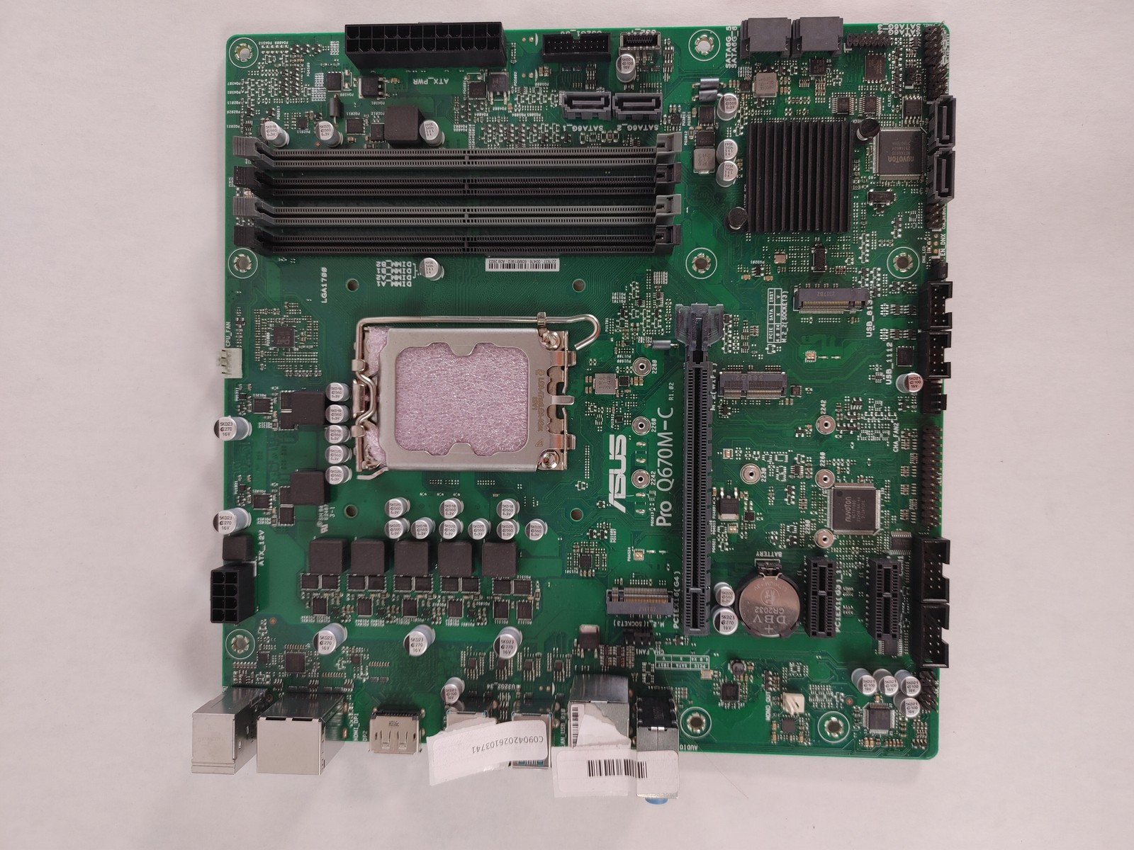 Asus Pro Q670M-C Intel LGA 1700 DDR5 Desktop Motherboard