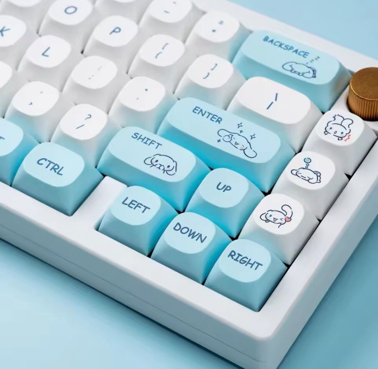 Cute 124 KeyCaps for Keyboard Cinnamoroll Gaming  (MA)