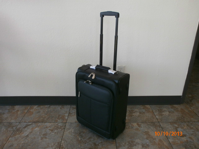 KLUGE BLACK TOP GRAIN ROLLING COMPUTER BRIEFCASE ATTACHE