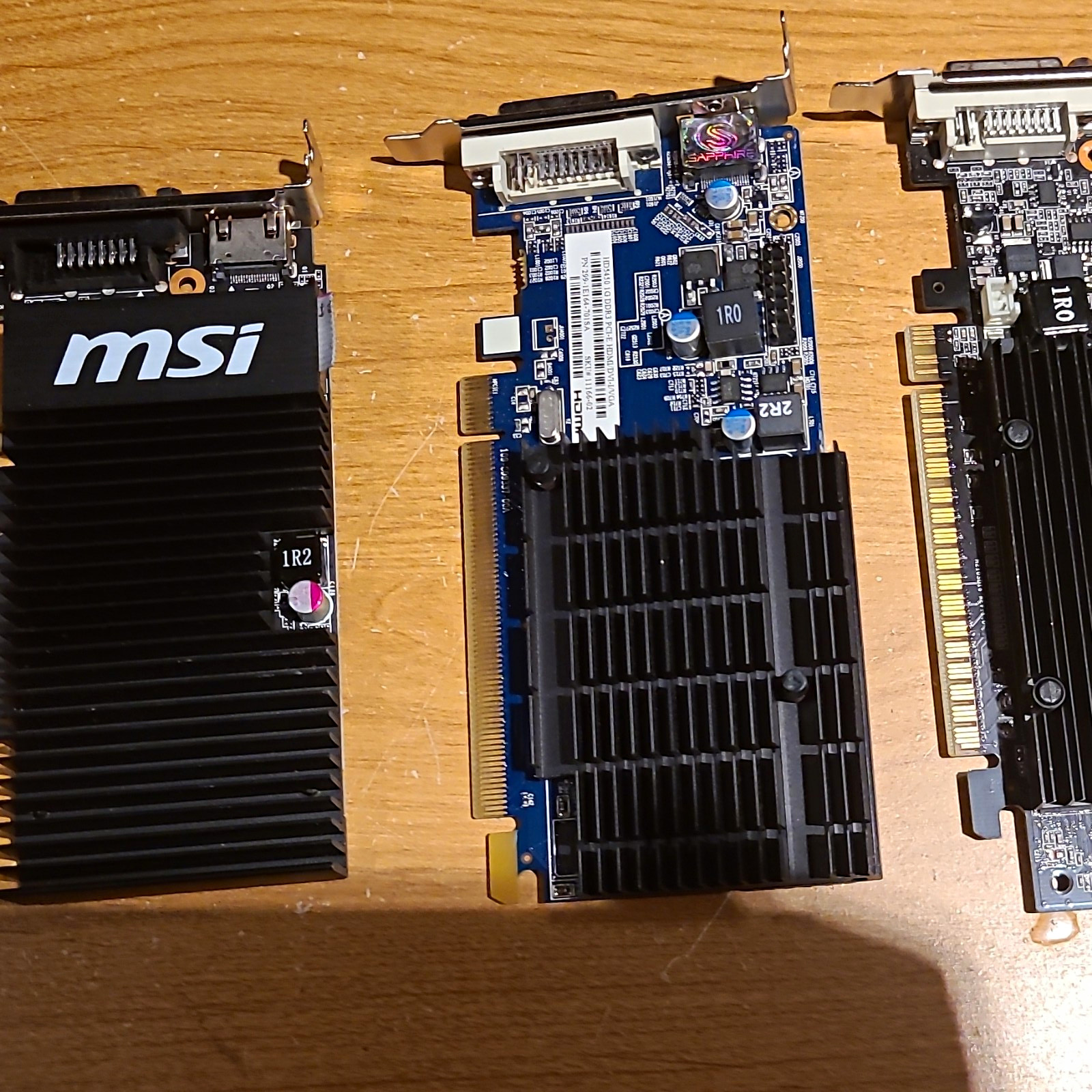 Lot 3 mini pci video cards